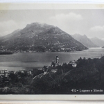 AK Lugano e Sfondo di Potlezza ungebraucht #PF371