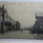 AK La Bassée Rue de la Gare Feldpost 1915 gebraucht #PF377