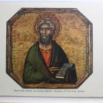 AK Boston Saint with a Book, by Simone Marthini ungebraucht #PF425