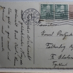 AK Dänemark Künstlerkarte gebraucht #PF446