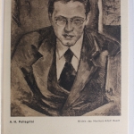 AK Deutschland Bildnis d. Musikers A. Busch - A.H. Pellegrini ungebraucht #PE661