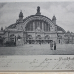 AK Frankfurt am Main Hauptbahnhof (Sammlung Dressel) 1899 gebraucht #PE756