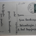 AK Deutschland Grußkarte 1935 gebraucht #PE931
