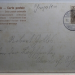 AK Deutschland Grußkarte 1907 gebraucht #PE932