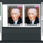 Jemen Königreich waag. Paare 840-50 postfrisch Persönlichkeiten #JS478