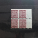 SBZ 133X wb Viererblock postfrisch geprüft Ströh BPP #SO610