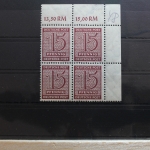 SBZ 133X wb g Eckrandviererblock postfrisch geprüft Ströh BPP #SO606