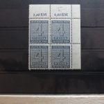 SBZ 127X wb Eckrandviererblock postfrisch geprüft Ströh BPP #SO545