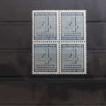 SBZ 127X wb Viererblock postfrisch geprüft Ströh BPP #SO546