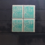 SBZ 39z als Viererblock postfrisch geprüft Thom BPP #SO556