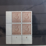 SBZ 126Y wd Eckrandviererblock postfrisch geprüft Ströh BPP #SP901