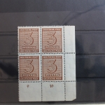 SBZ 126Y wd Eckrandviererblock postfrisch geprüft Ströh BPP #SP902