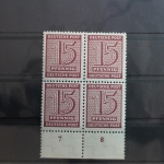 SBZ 133Y wb Viererblock postfrisch geprüft Ströh BPP #SQ048