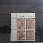 SBZ 126Y wd Eckrandviererblock postfrisch geprüft Ströh BPP #SP899