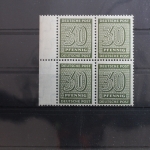 SBZ 135X wb Viererblock postfrisch geprüft Ströh BPP #SQ130