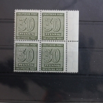 SBZ 135X wb Viererblock postfrisch geprüft Ströh BPP #SQ135