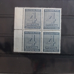 SBZ 127Y wb Viererblock postfrisch geprüft Ströh BPP #SQ111