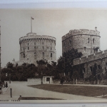 AK Windsor Castle Round Tower ungebraucht #PF513