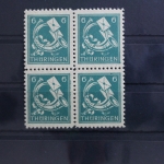 SBZ 95AXbs2 Viererblock postfrisch geprüft Ströh BPP #SS200