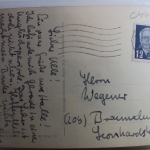 AK Halle a. S. Leipziger Strasse mit Turm 1953 gebraucht #PF547