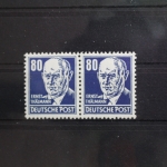 DDR 339va XI als waagerechtes Paar postfrisch geprüft Schönherr BPP #SU258