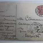AK Russland Grußkarte 1909 gebraucht #PF871