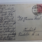 AK Deutschland Grußkarte 1919 gebraucht #PF923