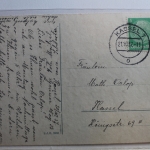 AK Deutschland Grußkarte 1937 gebraucht #PF974