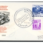 Österreich Raketenpost Grossglockner Mooserboden der D.R.G. 23.6.192 #KB511