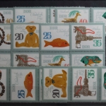 DDR W Zd 517 - W Zd 519 und S Zd 229 - S Zd 234 postfrisch #JY026