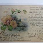 AK Deutschland Grußkarte 1901 gebraucht #PG019