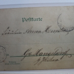 AK Deutschland Grußkarte 1901 gebraucht #PG019