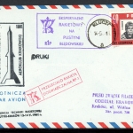Polen Raketenpost Experimentalrakete 14.5.1961 AEROKLUB Krakowski #HD041