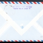 Polen Raketenpost Experimentalrakete 14.5.1961 AEROKLUB Krakowski #HD041