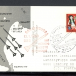 Bund Raketenpost DRG Höhenrakete Sahlenburg 1963 #HD051
