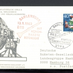 Bund Raketenpost DRG Höhenrakete Cirrus B 26. Versuchsreihe 1963 #HD052