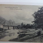 AK Bad Münster a. Stein Nahetal und Eisenbahnbrücke ungebraucht #PG141