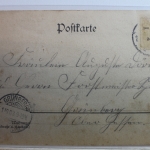 AK Deutschland Grußkarte 1903 gebraucht #PG158
