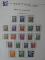 Saarland gut besammelt ohne Hochwasserblöcke im Deutsche Post Ordner #AAA82