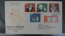 Deutschland Allgemein FDCs mit besseren im Lindner Binder #AAA83