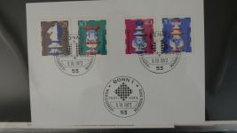 Deutschland Allgemein FDCs mit besseren im Lindner Binder #AAA83