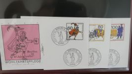 Deutschland Allgemein FDCs mit besseren im Lindner Binder #AAA83