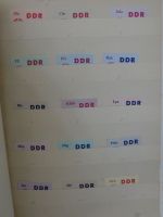 DDR/SBZ DDR haupts.** und gestempelt besammelt in 6 Einsteck-Ordnern #AAA85