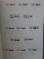DDR/SBZ DDR haupts.** und gestempelt besammelt in 6 Einsteck-Ordnern #AAA85