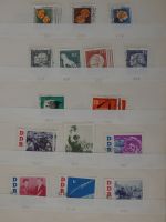 DDR/SBZ DDR haupts.** und gestempelt besammelt in 6 Einsteck-Ordnern #AAA85