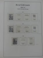 SBZ **/* und gestempelt teilbesammelt im Leuchtturm Vordruck #AAA88