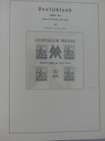 SBZ **/* und gestempelt teilbesammelt im Leuchtturm Vordruck #AAA88