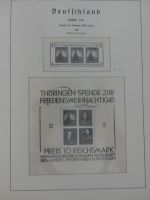 SBZ **/* und gestempelt teilbesammelt im Leuchtturm Vordruck #AAA88