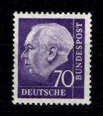 BRD Bund 263 xv R postfrisch Rollenmarke #DAN00