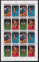 DDR 2983-2986 postfrisch Zusammendruckbogen WPD 2 #DID56